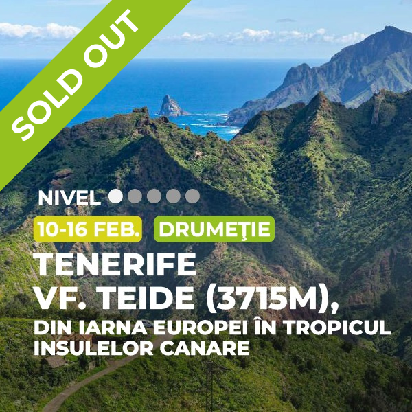 Drumeție pe insula Tenerife, vânzare epuizată